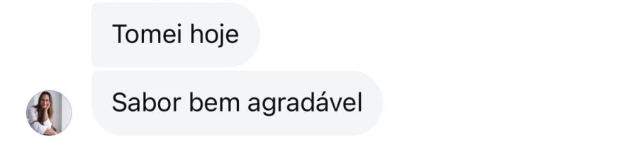 Depoimento de cliente que tomou no dia e achou o sabor bem agradavel.
