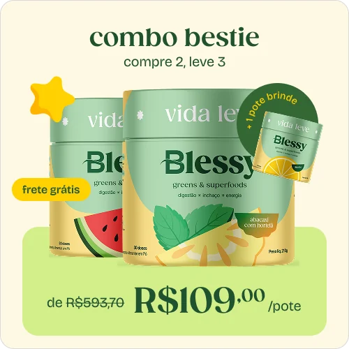 Combo Bestie Blessy® — 2 potes + 1 pote brinde